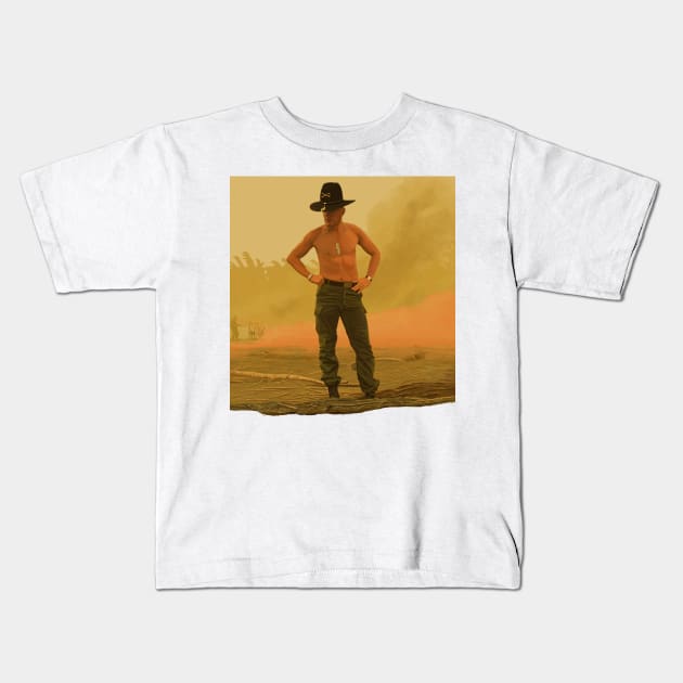 Kilgore in the Morning Kids T-Shirt by CompellingPhotography